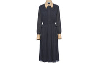 PRADA SS24 Long-Sleeved Dresses Women's Marine Blue