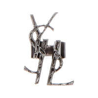 SAINT LAURENT Brass Rings Women's Silver
