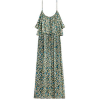 CELINE All Over Floral Patterned Gathered Dress
