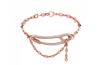 HERMES Karat Gold Bracelets Women's Rose Gold