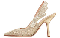DIOR J'Adior Slim Heel High Heels Women's Gold