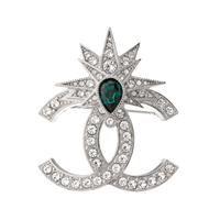 CHANEL Brooches Women's Silver