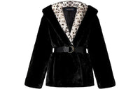 LOUIS VUITTON Coat Women's Black