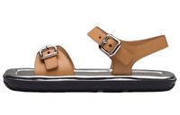 PRADA Strap Sandals Women's Brown