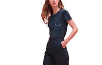 HERMES T-Shirt Women's Denim Blue