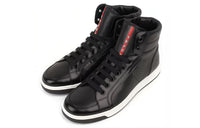 PRADA Wear-Resistant High-Top Skateboard Shoes Men's Black