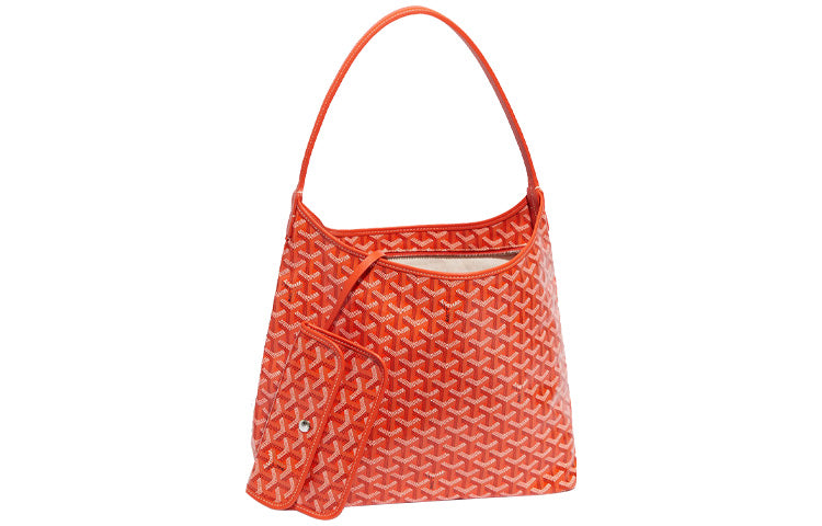 GOYARD Bohème Hobo Canvas With Leather Shoulder Bag Combo Bag Handbag, Shoulder Bag Women's