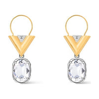 LOUIS VUITTON Metal Earrings Women's Gold
