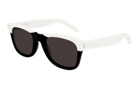 SAINT LAURENT Acetate Square Sunglasses Unisex White