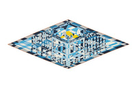 HERMES Faubourg Silk Scarves Men Blue