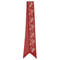 Loro Piana Mulberry Silk Silk Scarves Women's Red