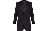 SAINT LAURENT Business Suits Coats Women's Black