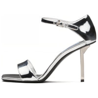 PRADA Strap Sandals Women's Silver