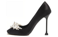 MIU MIU Slim Heel High Heels 10.5cm Women's Black