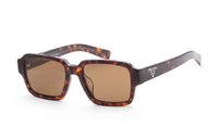 PRADA Acetate Irregular Shape Sunglasses Men's Tortoiseshell