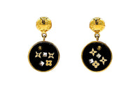 LOUIS VUITTON - Earrings Unisex Black