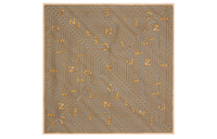 CELINE Silk Scarf Women's Brown