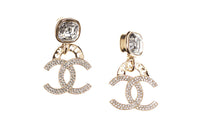 CHANEL Earrings Women's Gold