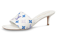 LOUIS VUITTON Revival Slide Slippers Women's White
