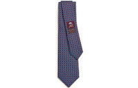 HERMES Ties Men Purple/Blue