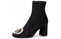 LOUIS VUITTON Madeleine Ankle Boots Women's Black