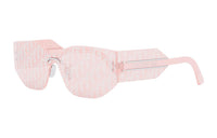 DIOR Irregular Shape Sunglasses Women's Pink