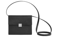 HERMES Clic Mysore Goat Skin Handheld Shoulder Bag Crossbody Bag Regular Women's Noir Black