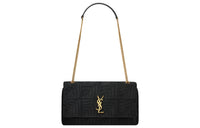 SAINT LAURENT Jamie Silk Portable Crossbody Bag Shoulder Bag Women's Black