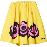 MIU MIU Casual Short Skirts Women's Yellow