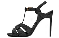 SAINT LAURENT Tribute Strap Sandals Women's Black