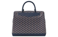 GOYARD Canvas With Leather Laptop Bags Briefcases Handbag Unisex Marine Blue