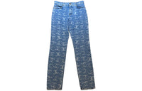 CHANEL 23 Fall And Winter Jeans Women's Blue