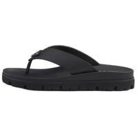 PRADA Rubber Sole Flip Flops Men's Black