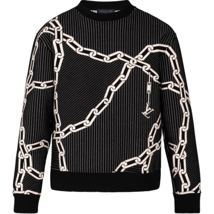 LOUIS VUITTON Knitwear Men's Black/White