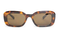 SAINT LAURENT Eyewear Tortoiseshell effect Rectangle frame Sunglasses