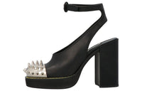 MIU MIU Chunky Heel High Heels Women's Black