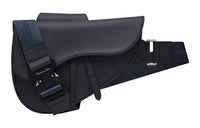 DIOR Saddle Grained Calfskin Saddle Bag Shoulder Bag Crossbody Bag Unisex Navy