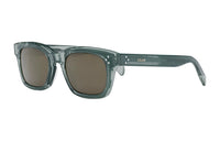 CELINE Acetate Rectangular Sunglasses Men's Blue