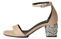 HERMES Gram Strap Sandals Women's Brown