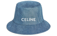 CELINE Bucket Hats Unisex Denim Blue