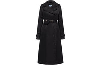 PRADA Trench Coats Women's Black