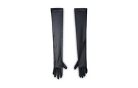 SAINT LAURENT Polyamide Gloves Women's Gray
