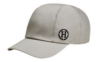 HERMES Cotton Baseball Caps Men's Lime Gray