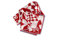 CHANEL Silk Scarves Women's Red/White