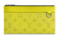 LOUIS VUITTON Discovery Pochette Monogram Bahia Taiga Pm Yellow