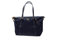 PRADA Nylon Shoulder Bag Unisex Blue