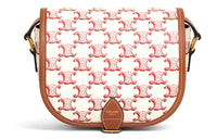 CELINE Cow Leather Handbag, Messenger Bag, Crossbody Bag, Shoulder Bag Women's Pink