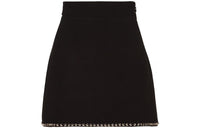 MIU MIU Casual Short Skirts Women's Black