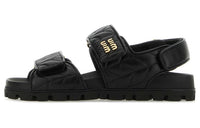 MIU MIU Matelassé Leather Sandals