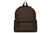 SAINT LAURENT Nux Polyamide Nylon Backpack Men's Brown